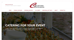 Desktop Screenshot of custodicaterers.com